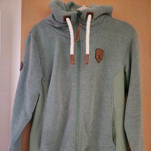 Naketano Men's Zip up Hoodie Green